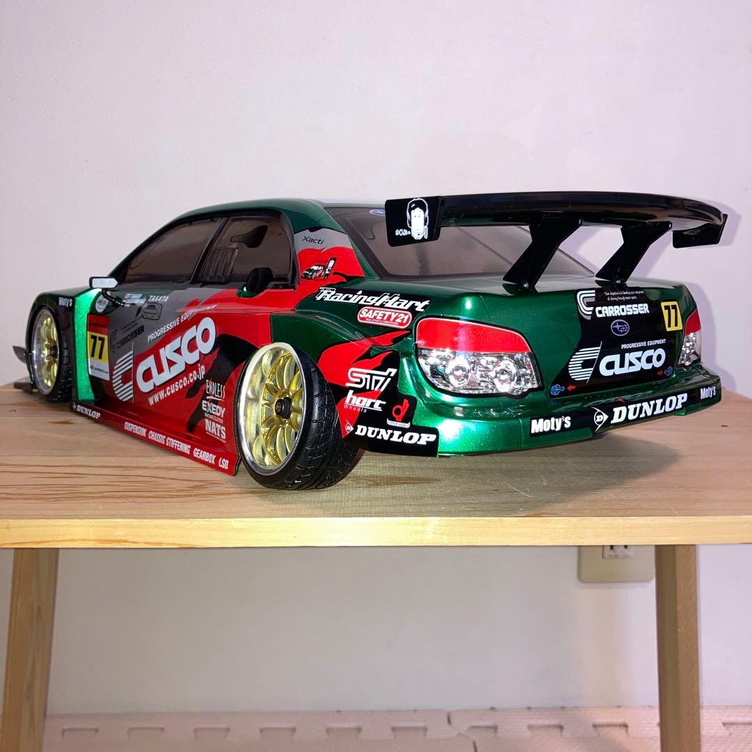 タミヤ　クスコ DUNLOP インプレッサ ボディ