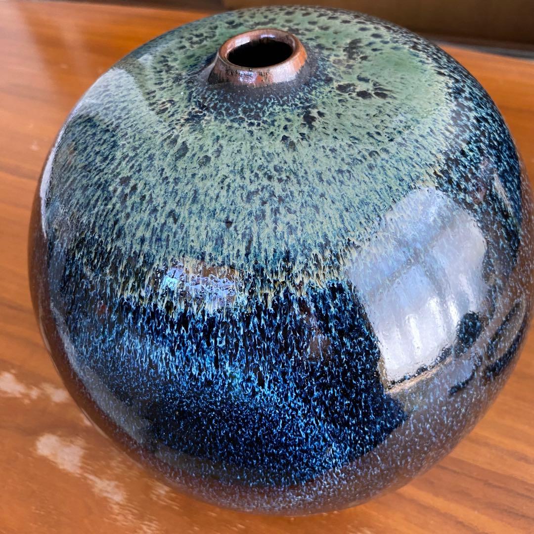 ⚫︎小石原焼　花瓶　工芸品　　　　　　　リS