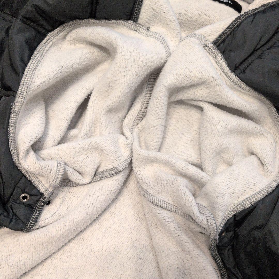 DIESEL ディーゼル 異素材切替 中綿 パーカー ジャケット フード付き