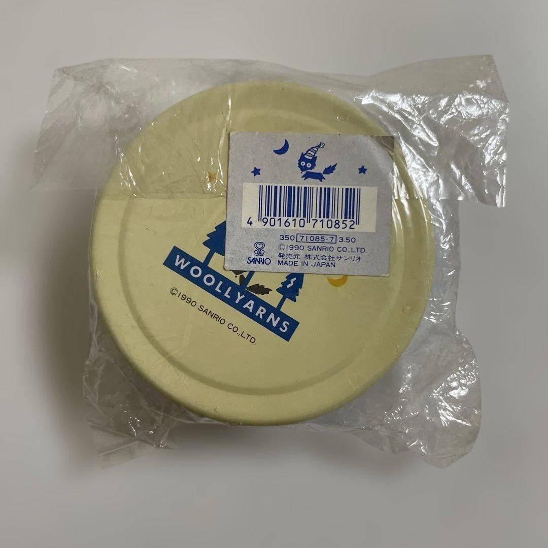 【匿名配送】未使用　未開封 サンリオ 丸缶 小物入れ 1990 文房具