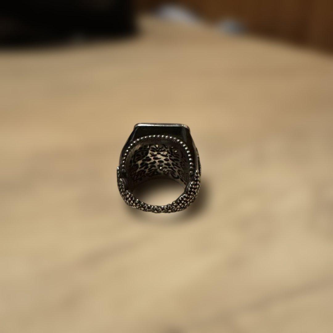 キ*ン様 GUCCI スクエアカットリング 17号