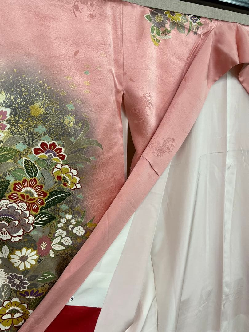 中古☆振袖☆仕立て上がり NO.B11 ピンク色 成人式 結婚式 - メルカリ