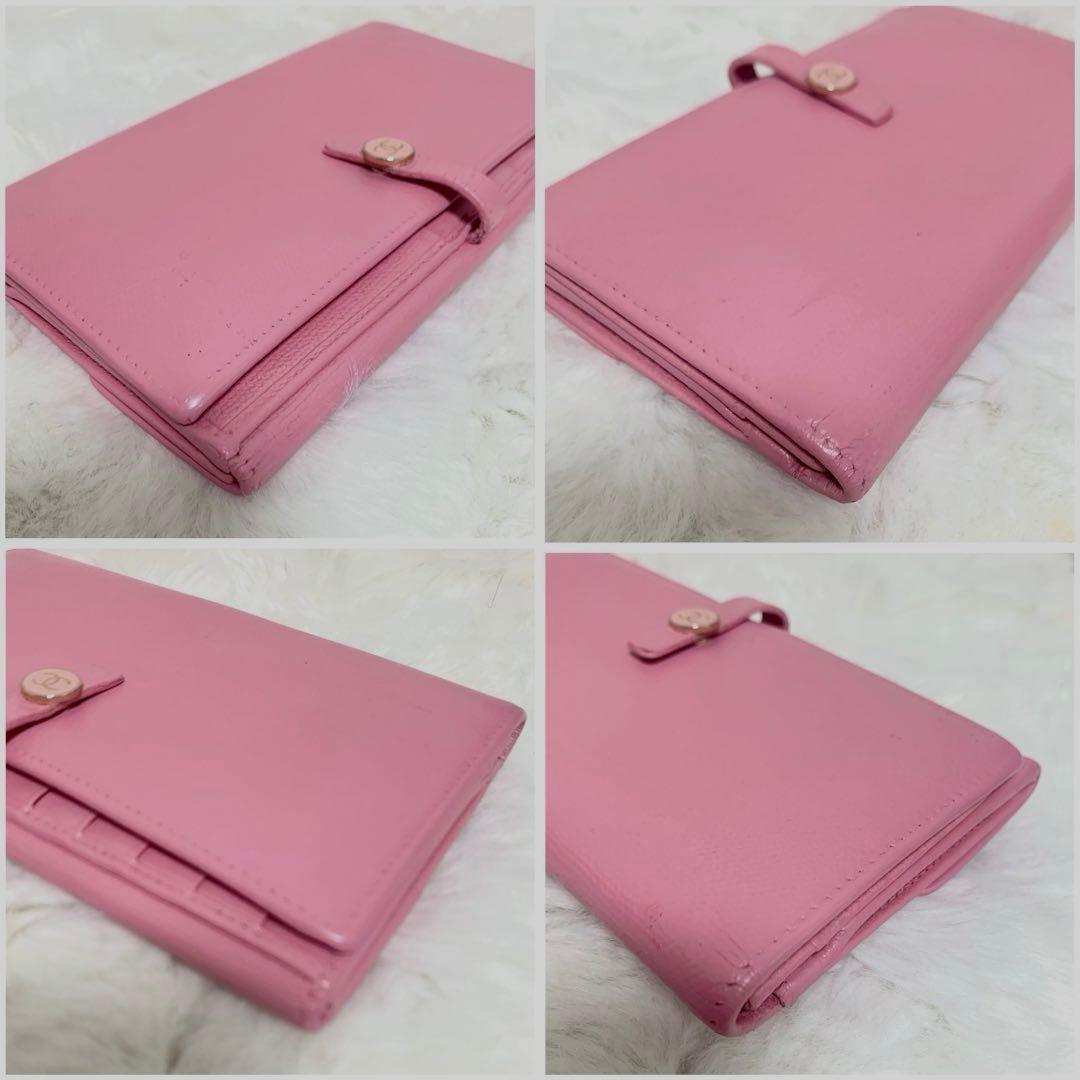 可愛いピンク！CHANEL　シャネル　ココマーク　二つ折り財布
