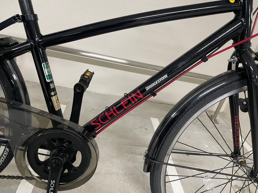 BRIDGESTONE SHLEIN シュライン 24インチ ブラック 7段変速 24型 子供