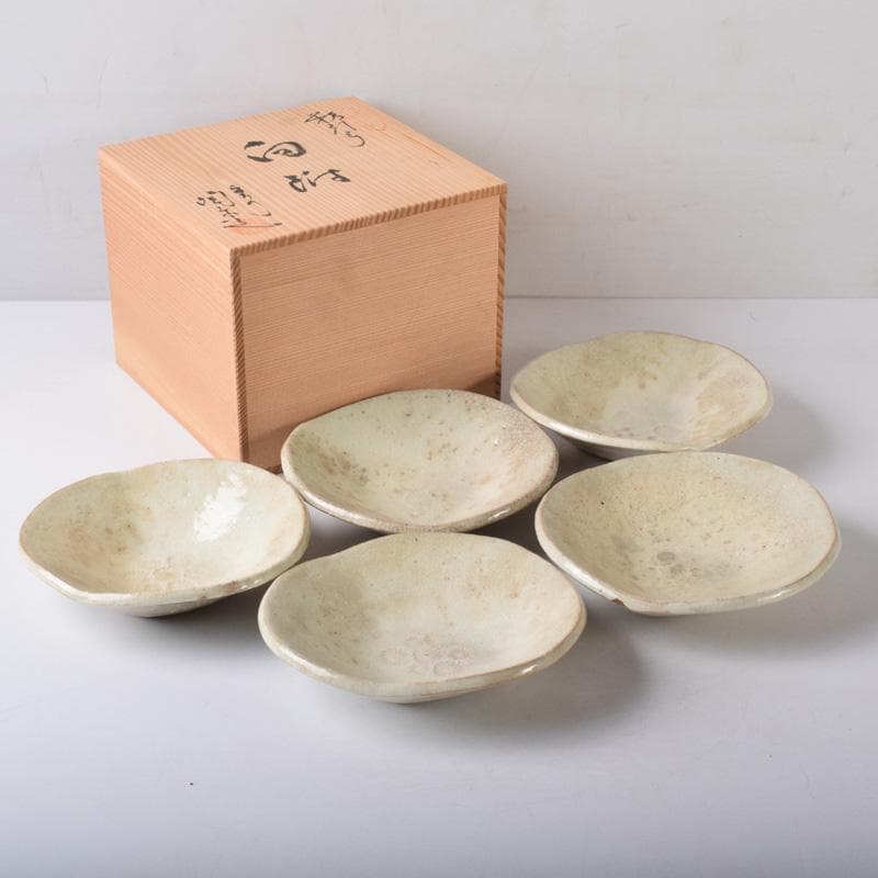 和食器　京焼　清水焼　陶楽造　向付　五客　共箱　V　7839 和食器 京焼 清水焼 陶楽造 向付 五客 共箱 V 7839 - メルカリ