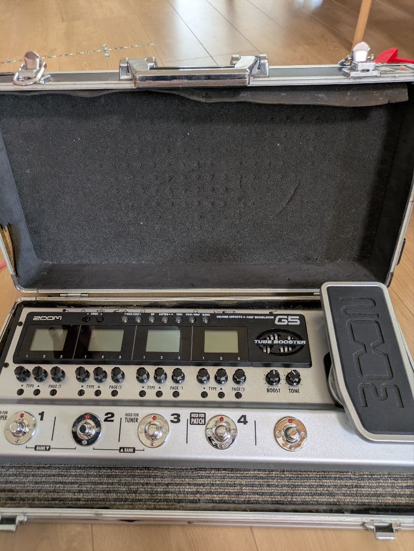 O*n様 Zoom G5 マルチエフェクター　純正アダプター　ハードケース等おま