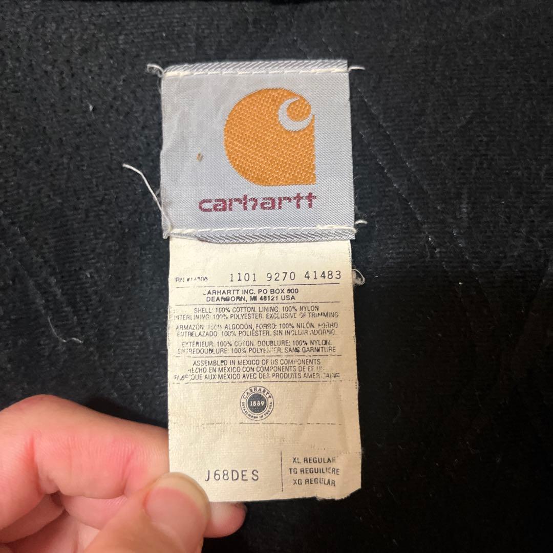 Carharttアクティブジャケット古着フェード感