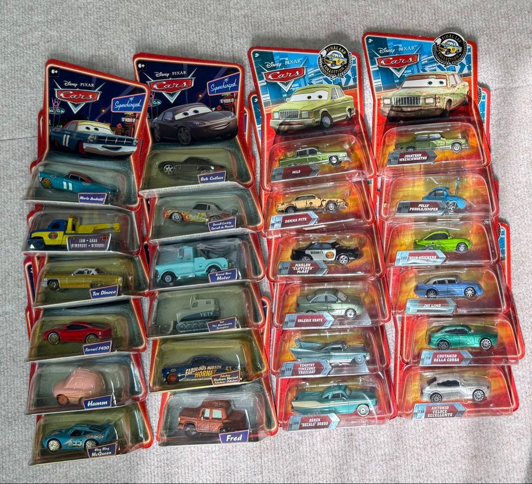 ぽ*る様 disny Cars pixar カーズ マテル ミニカー 153台