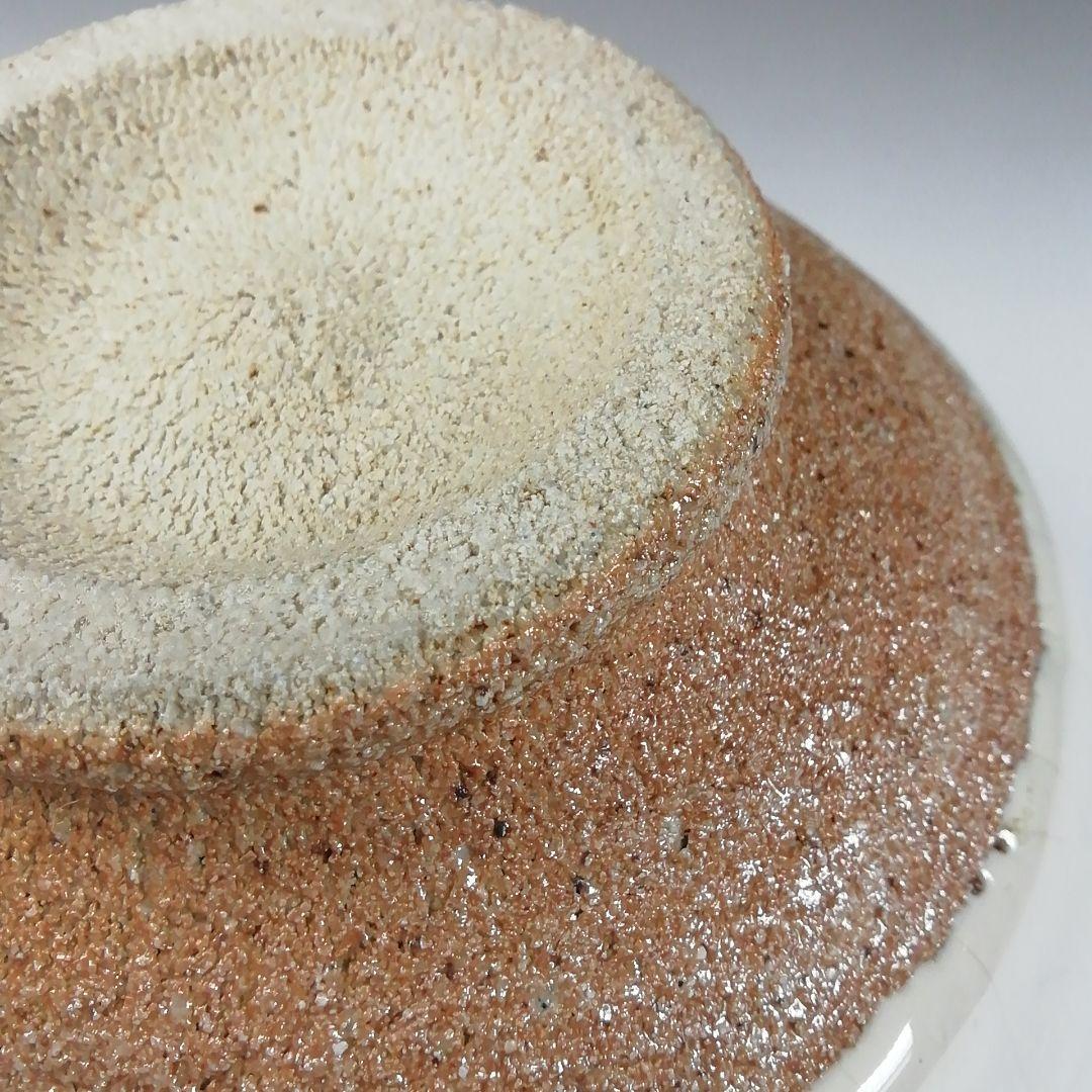 T153 茶碗 『斑唐津茶碗』『帆柱窯 中嶋紀文』 共箱 抹茶碗 茶道具