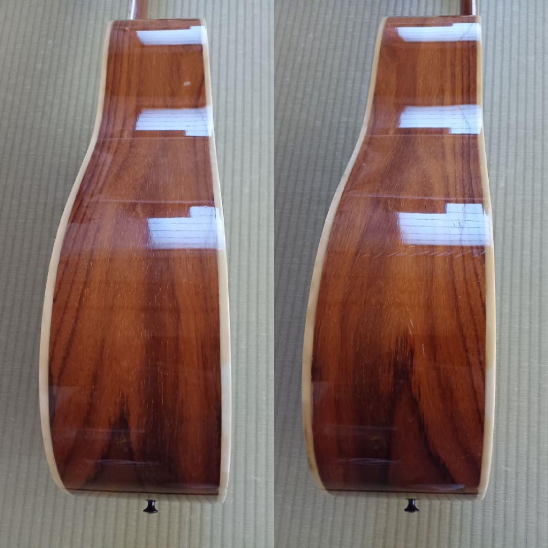 送料込】タケハルギター 木曽鈴木 低弦高 メンテ済み バック3ピース