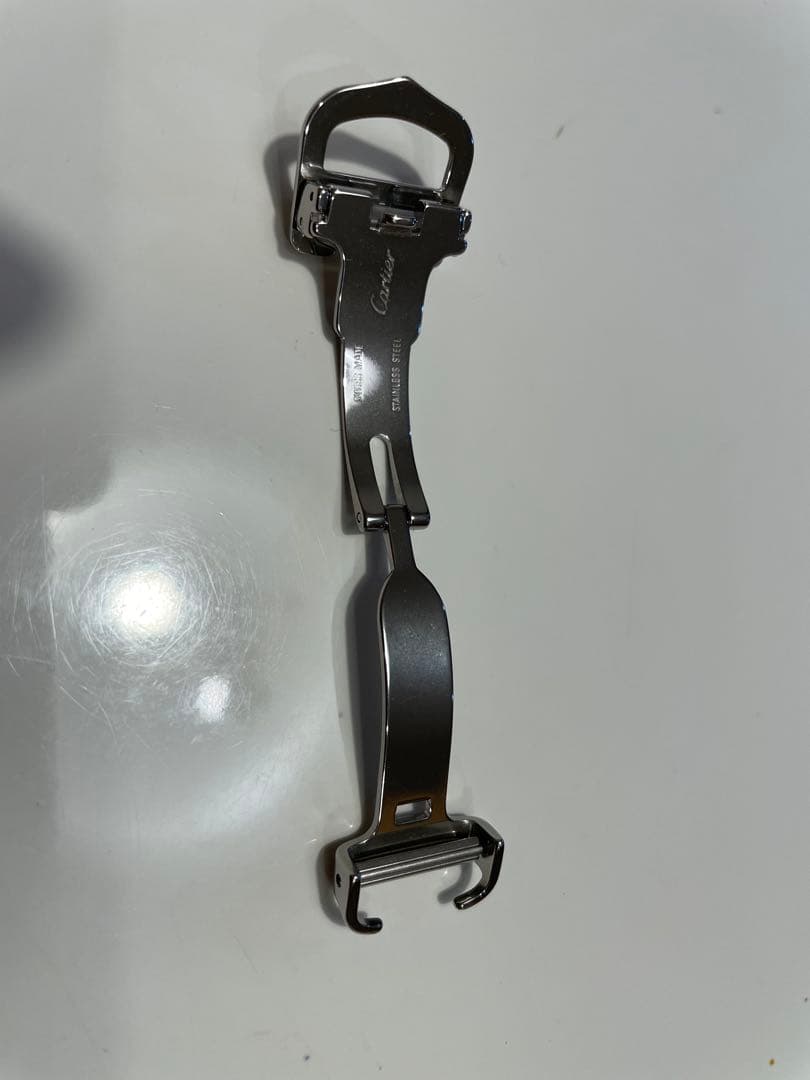 カルティエロードスターSM レディース　純正Ｄバックル 楽天市場】【ウォッチ】Cartier カルティエ 純正Dバックル デプロ