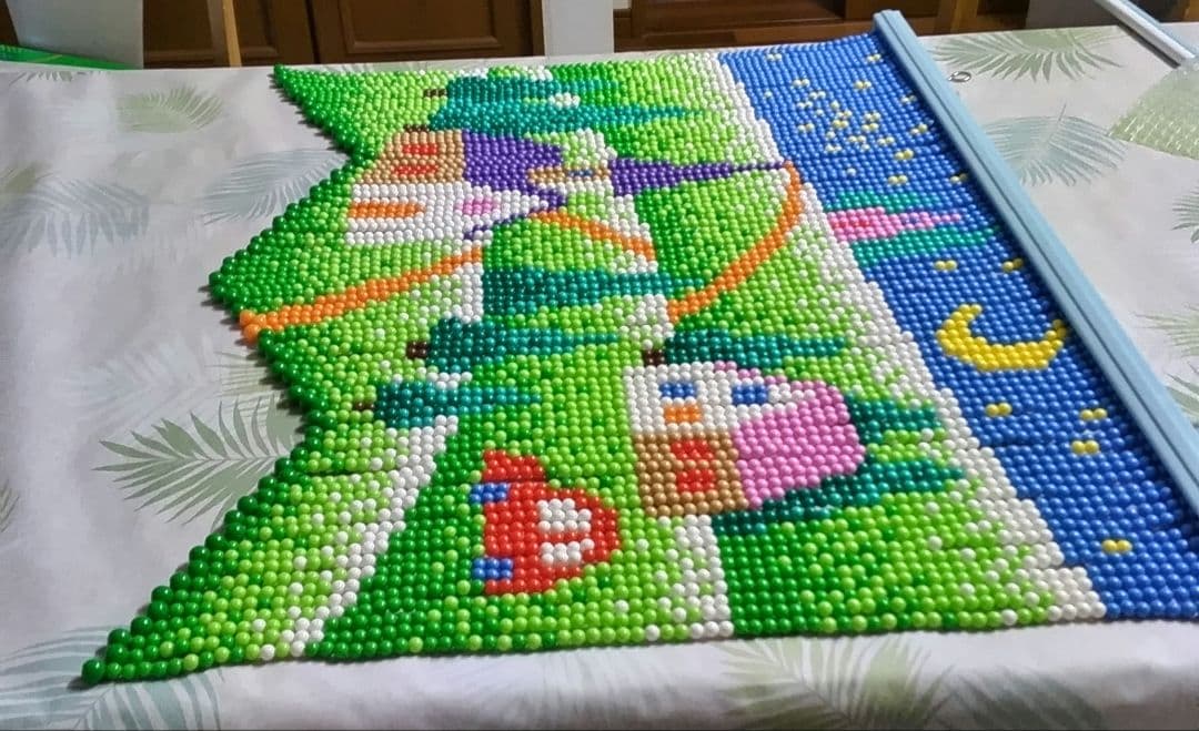 価格変更 スキルスクリーン 星空 のれん 85cm×63cm【完成品】