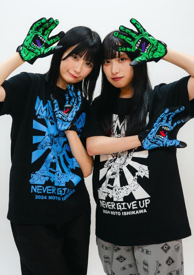 新品 サンタクルーズ x MxMxM スクリーミングハンドグローブ 黒緑