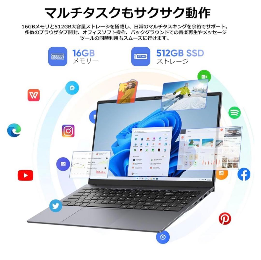 EYY UL156-3Y パソコンCorem3-8100Y 512GB グレー - メルカリ