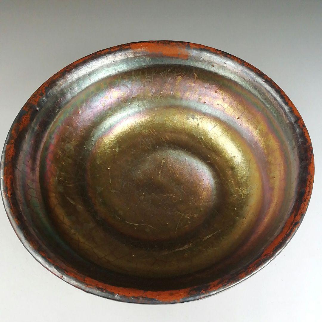 Ｔ８２２　嶋台茶碗　『金銀一双』『宗楽 造』　共箱　茶道具