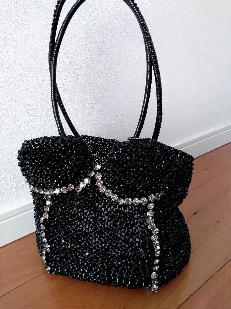 みー「アンテプリマ」超レアなデザイン　ワイヤー・ラインストーン・バッグ