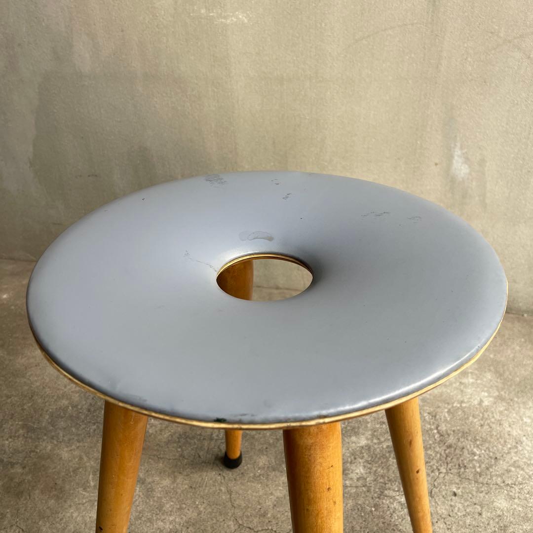 当時物 希少　オールドヴィンテージ　天童木工　リングスツール