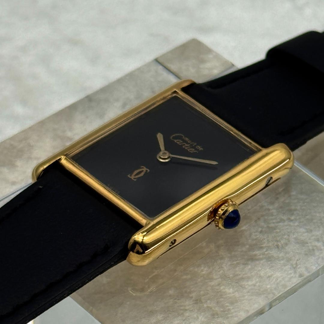 外装新品仕上済み カルティエ マストタンクLM 手巻 腕時計 A3