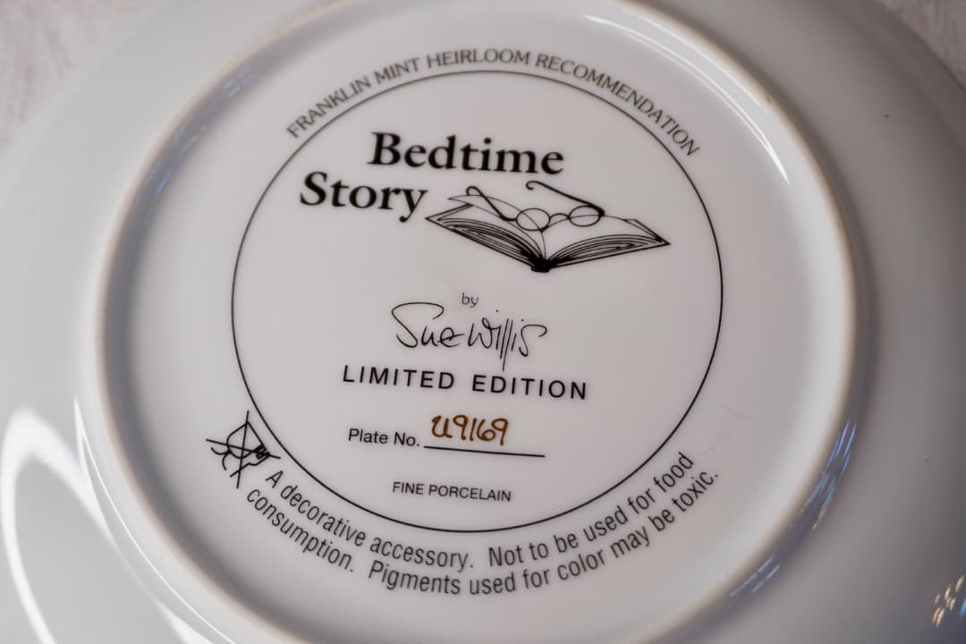 Franklin Mint テディベア 絵皿 3枚セット コレクションプレート