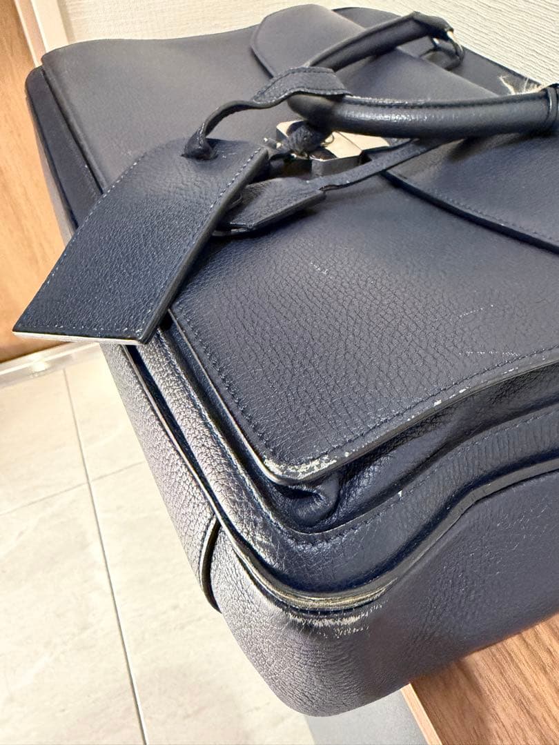 ダンヒル ブリーフケース アルバニー　ネイビー