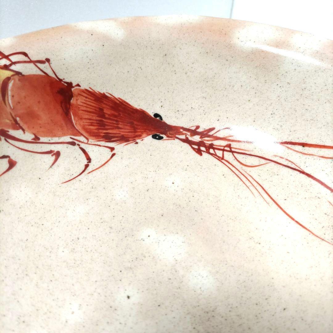 茶道具 菓子鉢 菓子器 海老図 三代 山川巌 蓮月尼手捏写 共箱