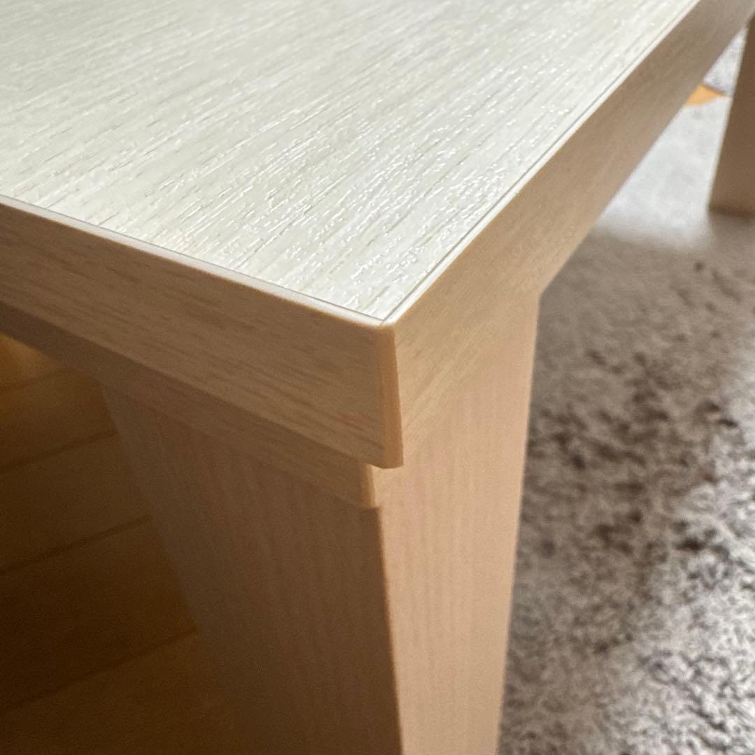 ニトリ／リビングこたつ(ステインG 8060WW) 白 ローデスク