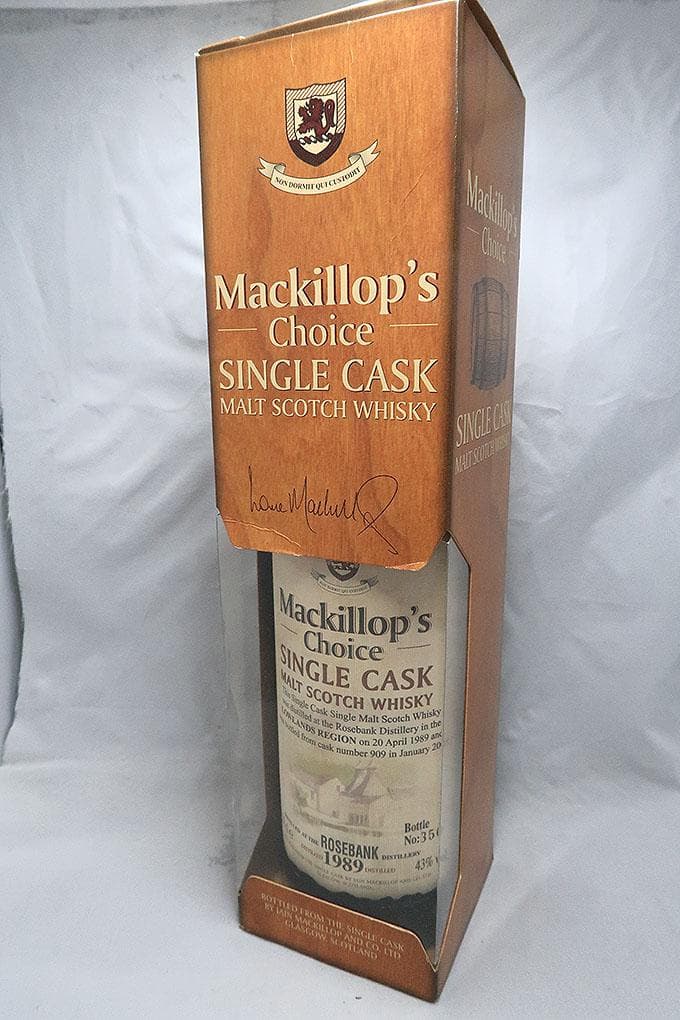 ローズバンク1989 マキャロップチョイス社シングルカスクモルト