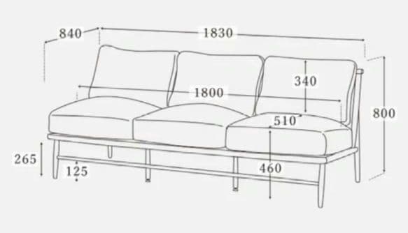 【2/28までの出品】momonatural クラウドソファ 3P
