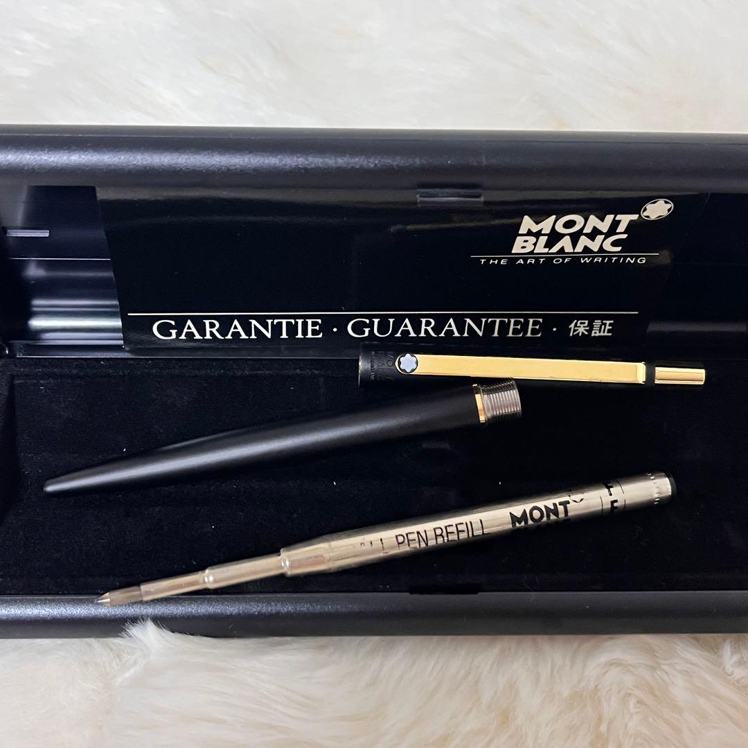 MONT BLANC ブラックボールペン ゴールドトリム