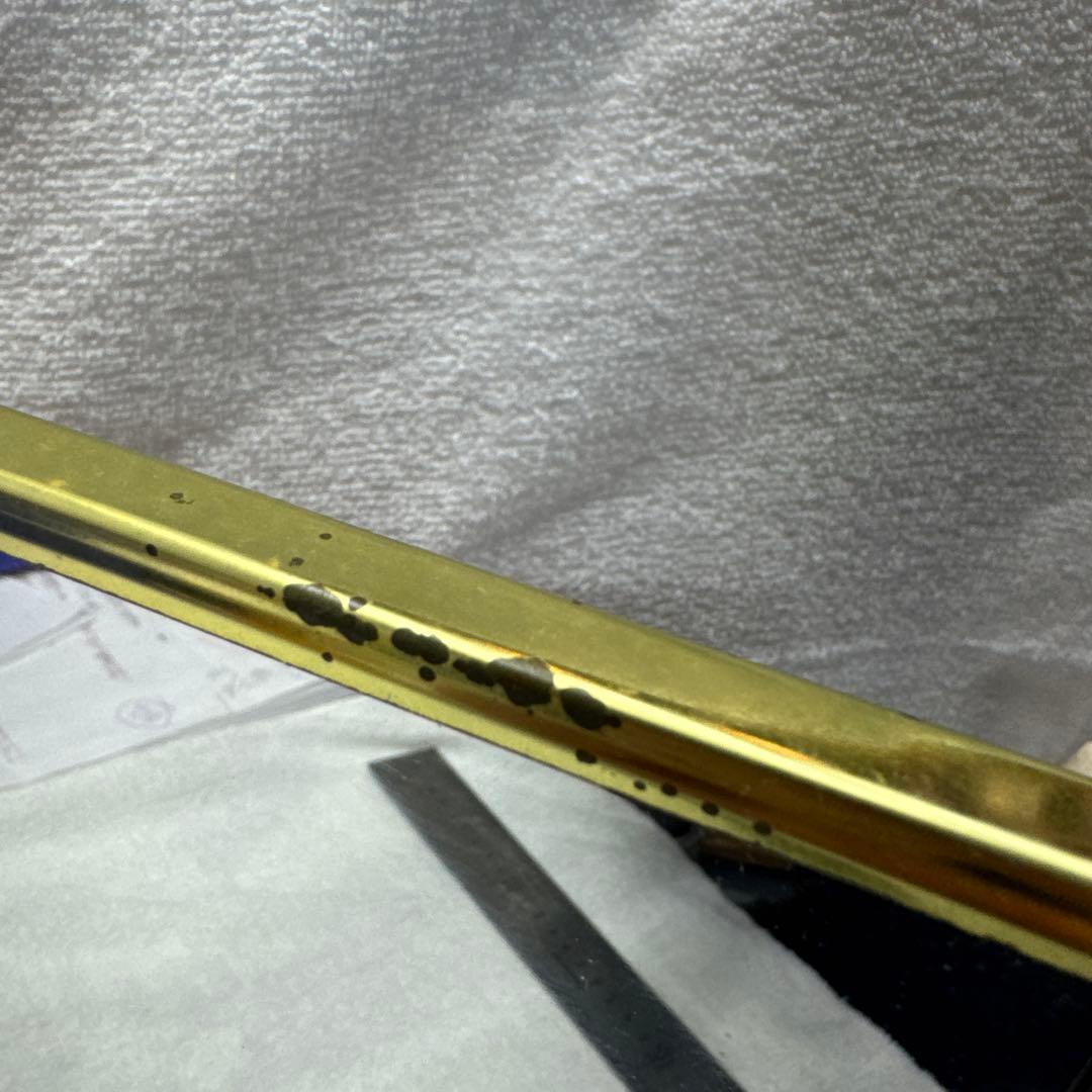 矢沢永吉 E.YAZAWA 鏡 パブミラー 昭和レトロ 極美品 金縁 - メルカリ