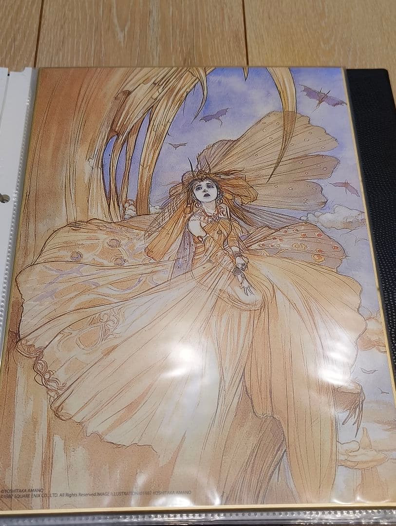 天野喜孝氏 直筆サイン色紙 70Anniversary Yearsファイル