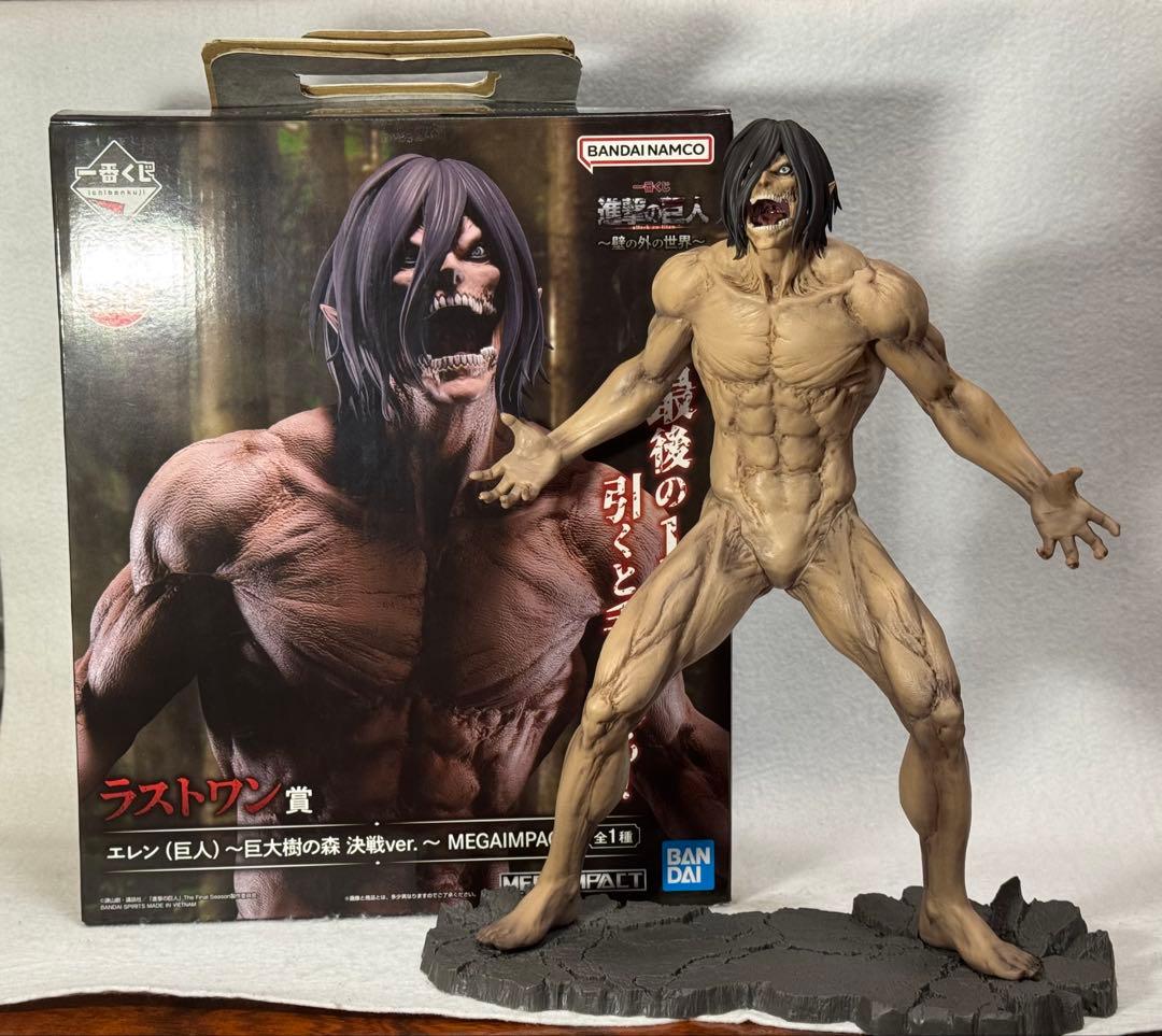 一番くじ 進撃の巨人 壁の外の世界 ラストワン賞 エレン （巨人） 開封品 一番くじ 進撃の巨人 壁の外の世界 ラストワン賞 エレン（巨人）巨大樹