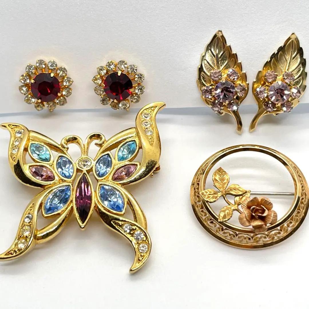 ヴィンテージブローチ 4点セット／USA