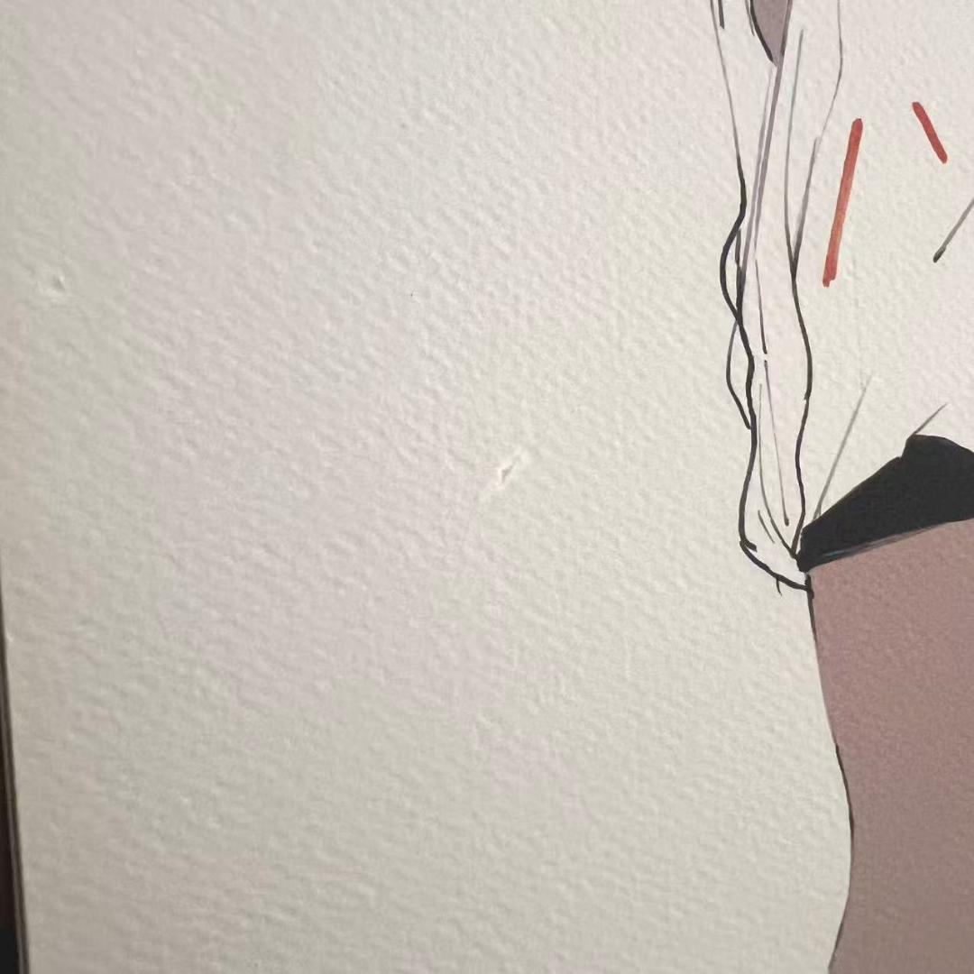 凪 イラスト「外れ」ジークレー画 絵画 サイン入り