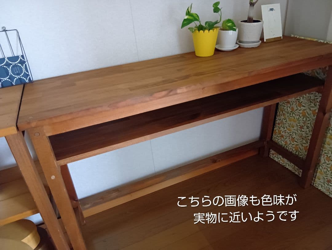 木製デスク　ハンドメイドデスク　木製机 パソコンデスク