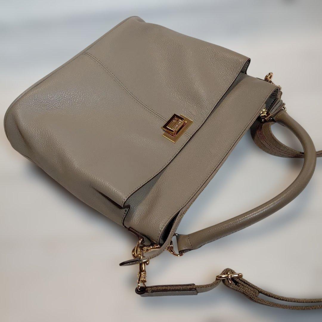 週末セール　美品　ATAO アタオ ウィークエンド 2way ショルダー トープ