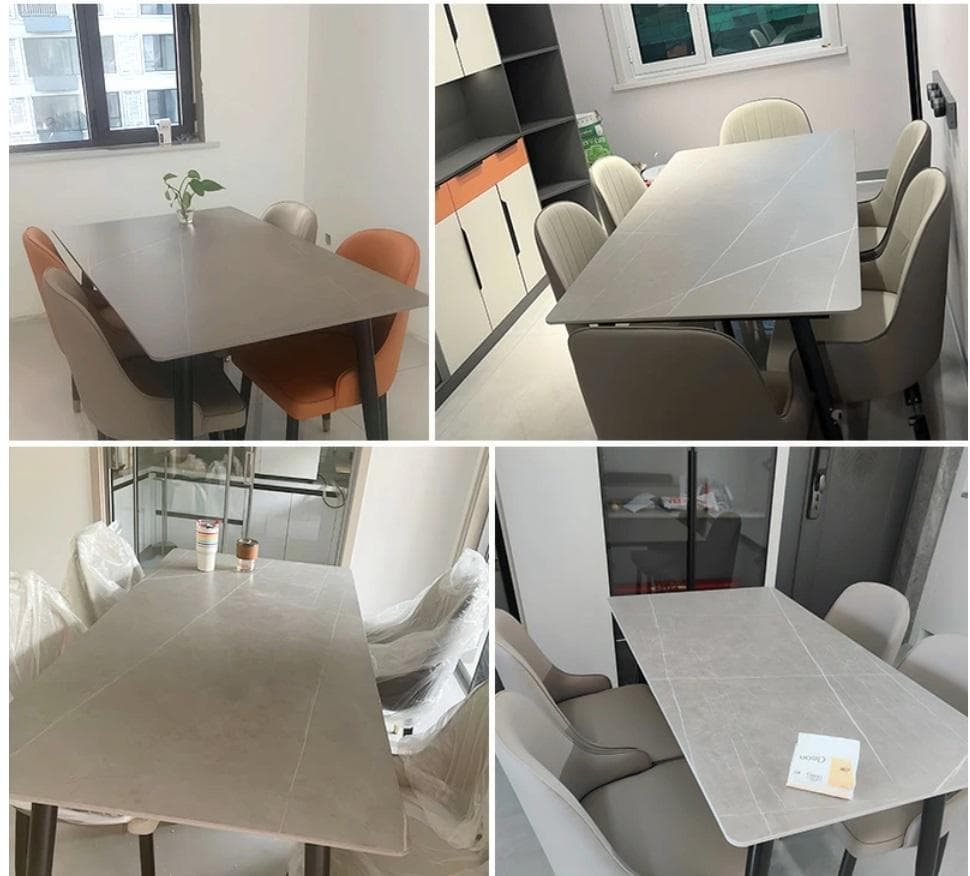 Shuna　大阪府引取　160cm セラミックダイニングテーブル　ホワイト