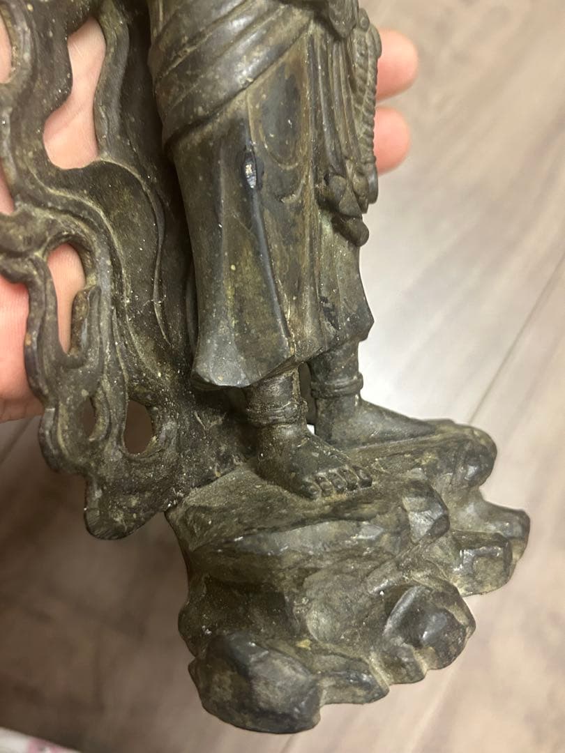 不動明王 仏像 仏師 守護 厄除け 古銅製 旧家藏出 古董 中国清時代