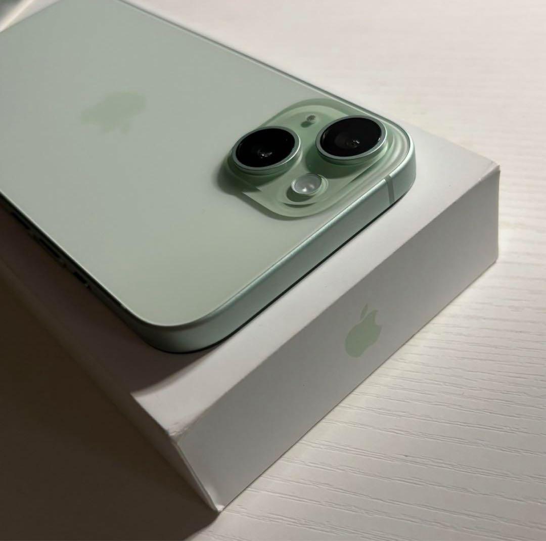 iPhone 15 128GB グリーン SIMフリー 極美品 - メルカリ