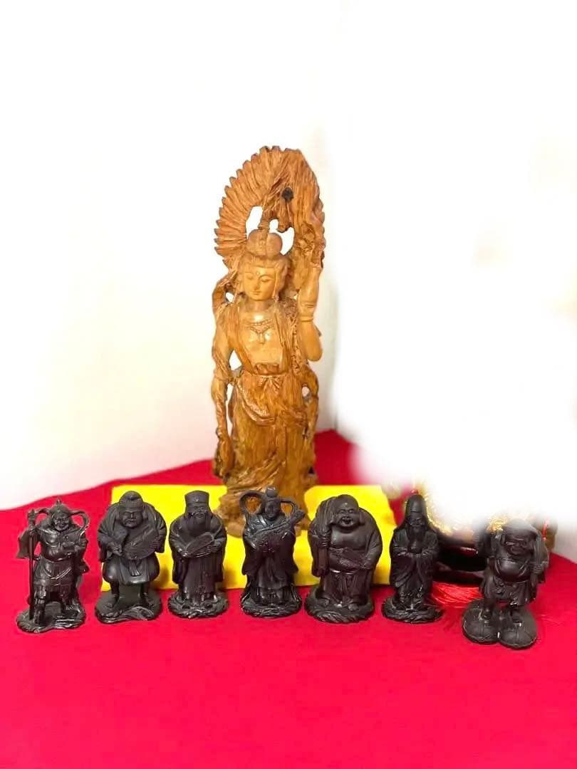 ✨開運&インテリアに✨七福神X7体✨と仏像X1✨✨8