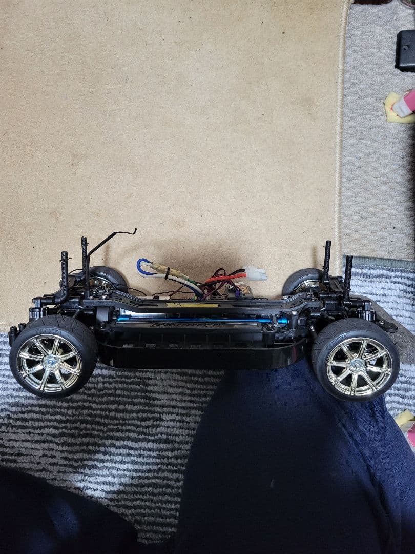 タミヤラジコン　TT01シャーシトヨタセリカLBボディメカ付