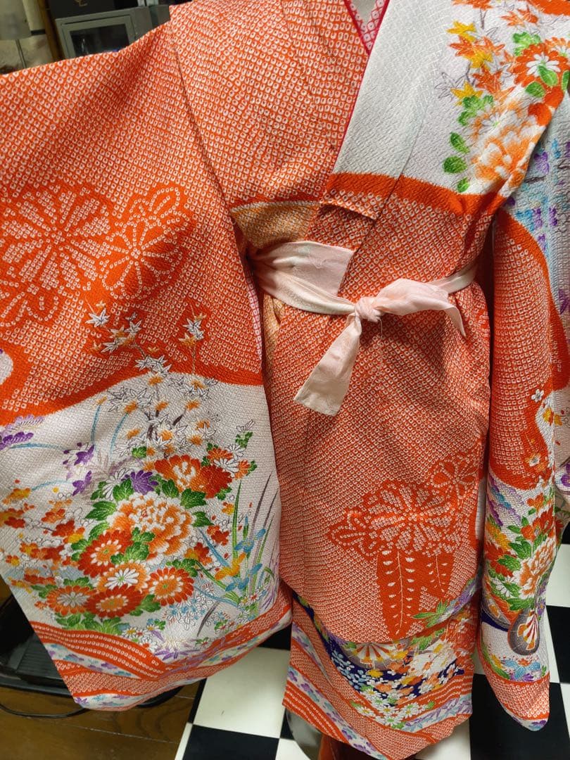 七五三5〜7歳様高級絞り柄