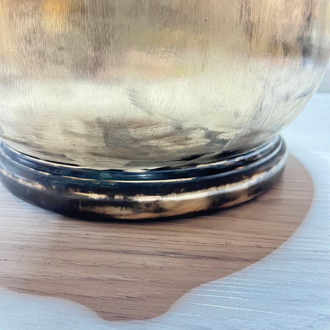 真鍮製 火鉢 獅子頭取手