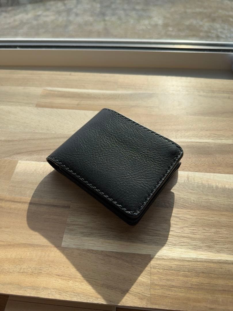本革 イタリアンレザー 二つ折り財布