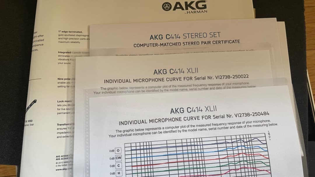 配信機器・PA機器・レコーディング機器 AKG C414 XL II / Stereo Set