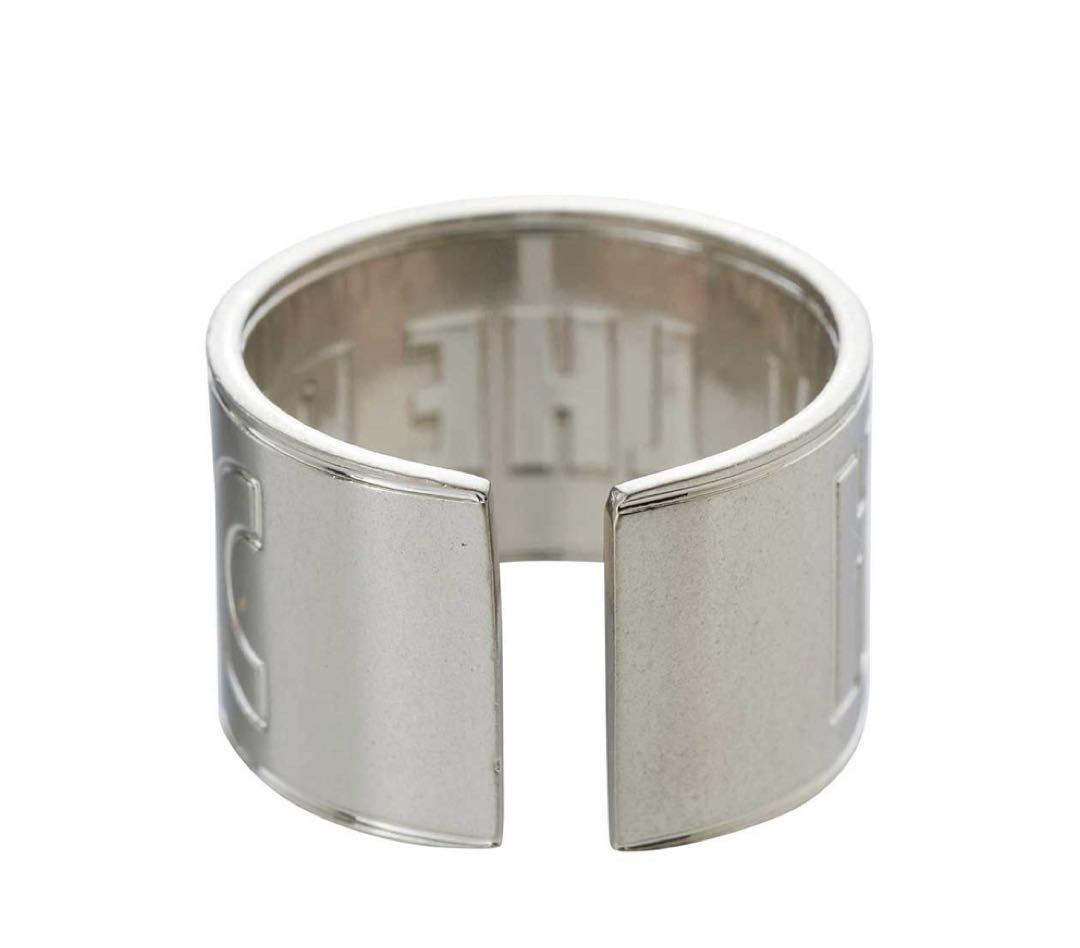 ヒステリックグラマー　ロゴ　リング　シルバーHYSTERIC GLAMOUR