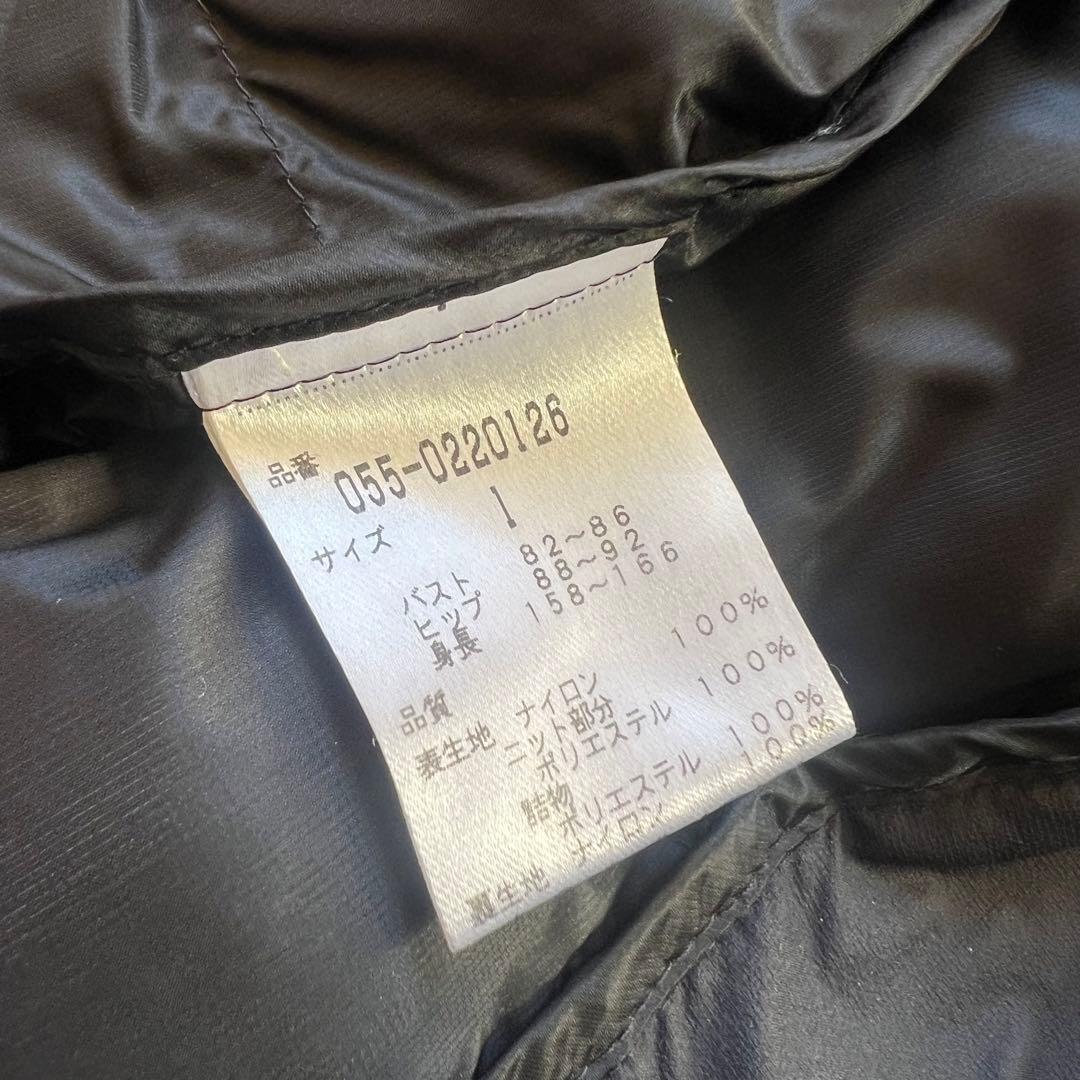 Pearlygates パーリーゲイツ　ダウンコート　中綿　レディース　ロゴ　S