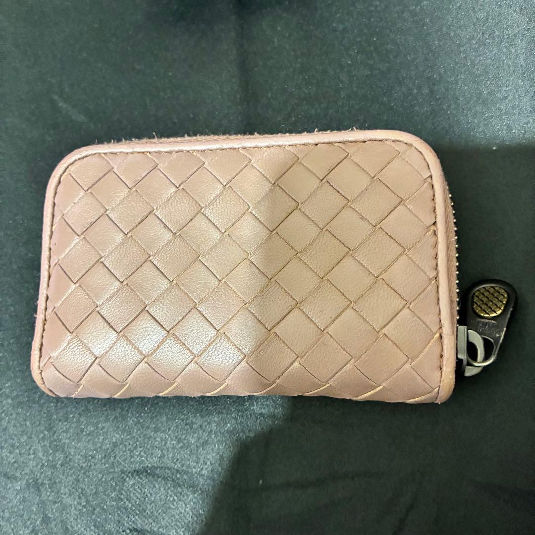 BOTTEGA VENETA レザーケース ベージュピンク