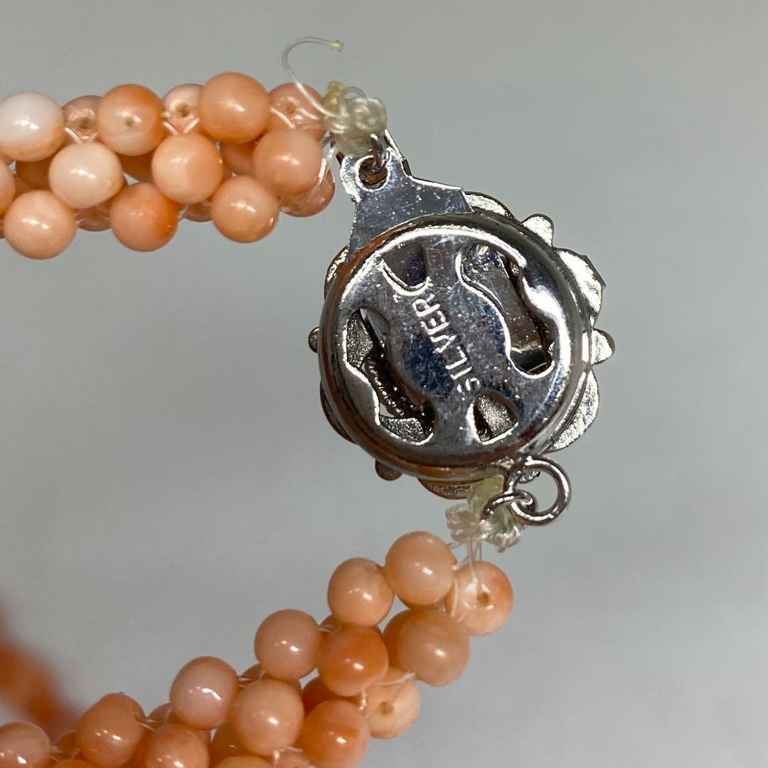 本桃色珊瑚ネックレス 148g トヒオ 東さ7-0216☆2F