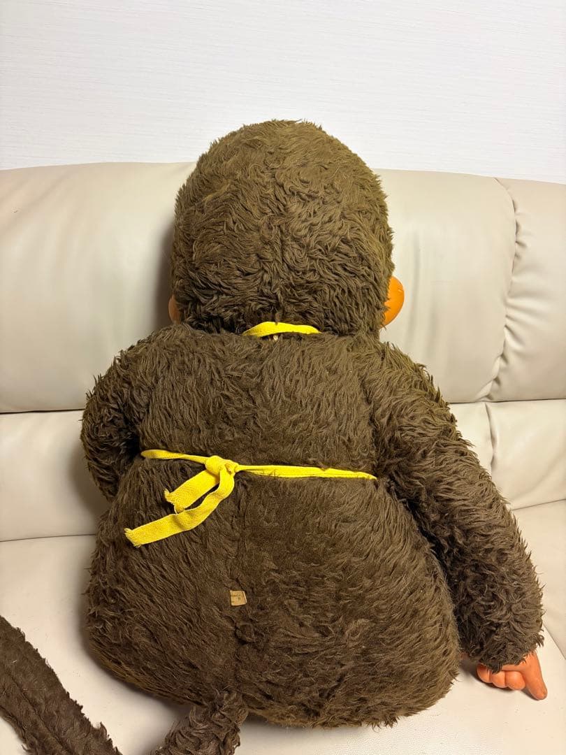 昭和レトロ 1974年セキグチのモンチッチ特大ぬいぐるみ - メルカリ